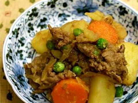 短時間でもしっかり味！バター風味肉じゃが